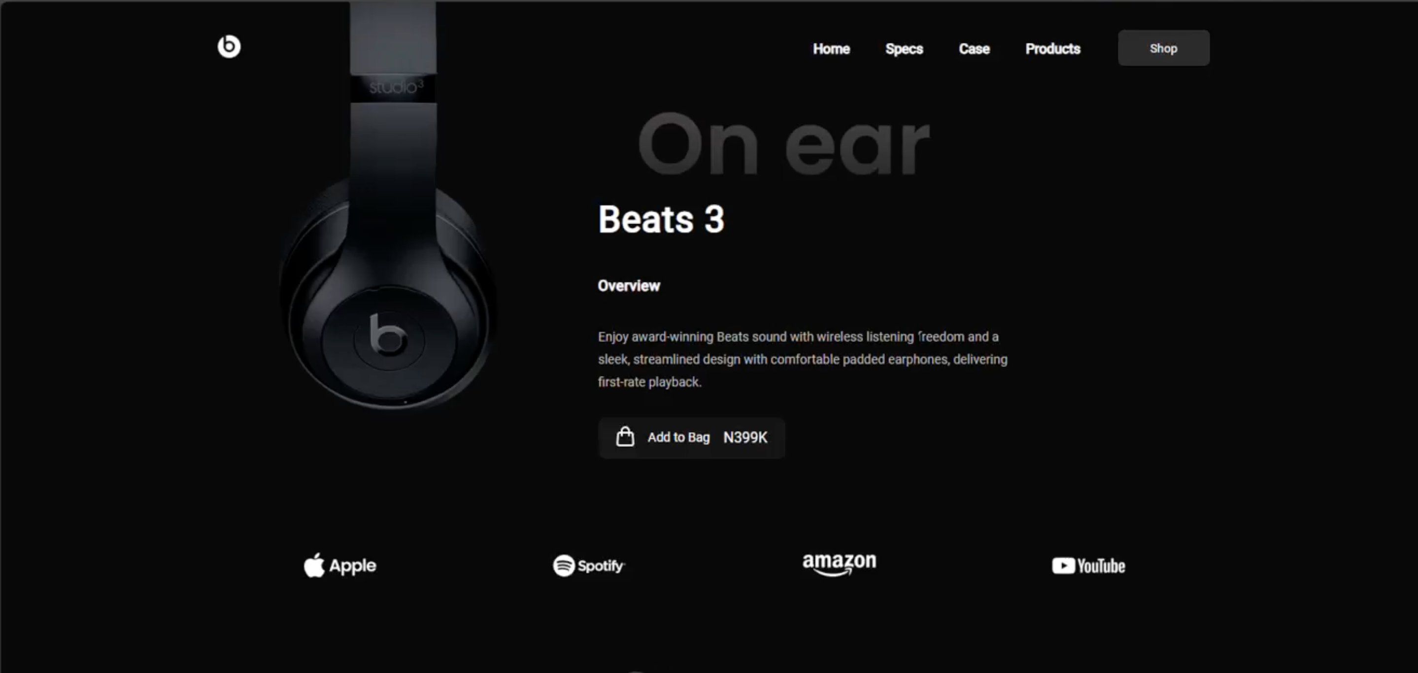 Beats Website